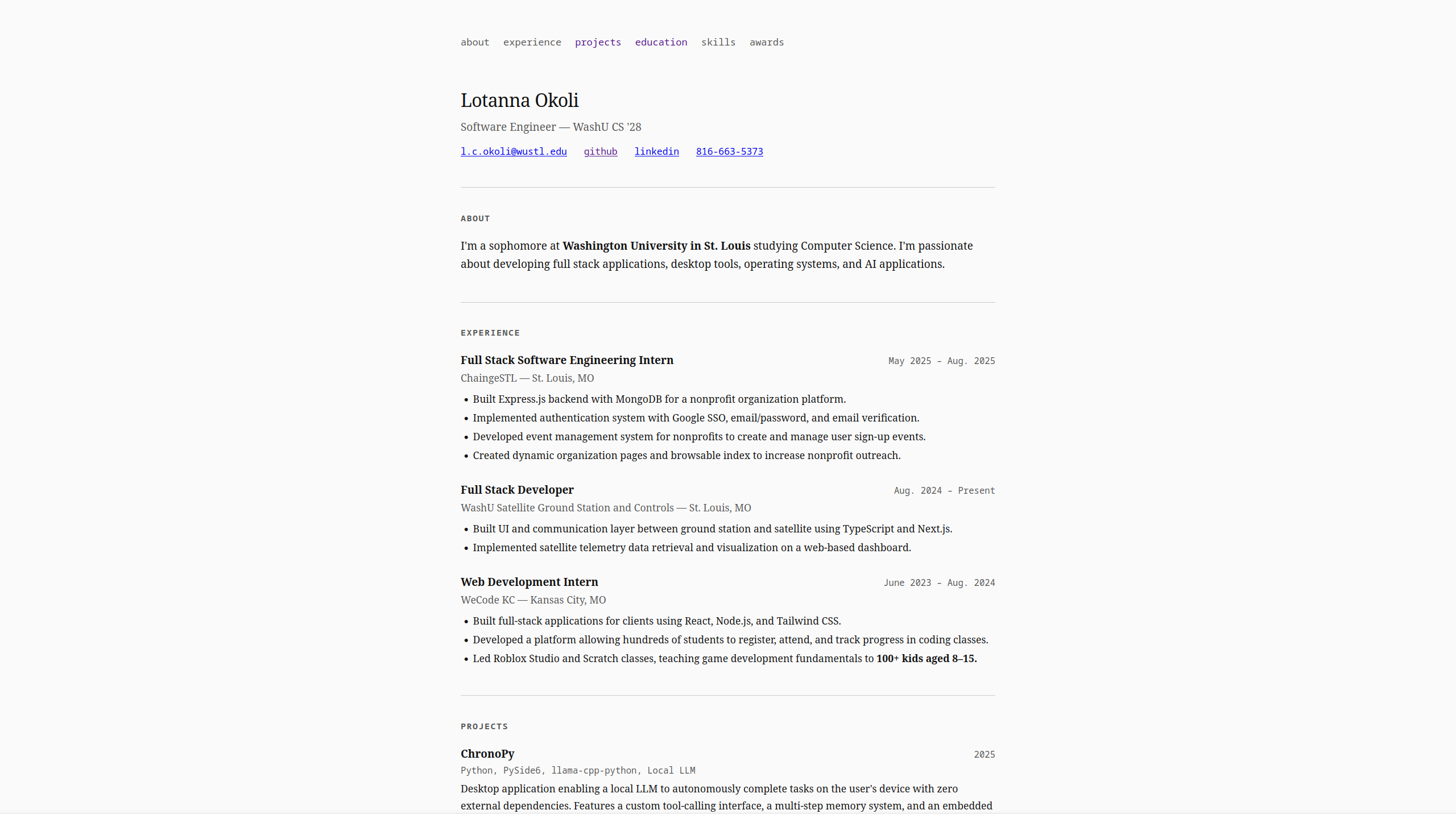 This portfolio, shown recursively